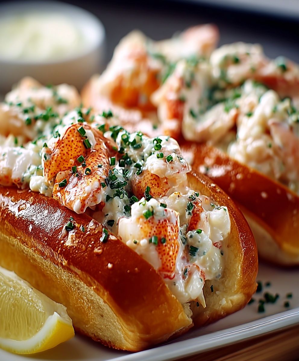 Pains de homard mayo au beurre