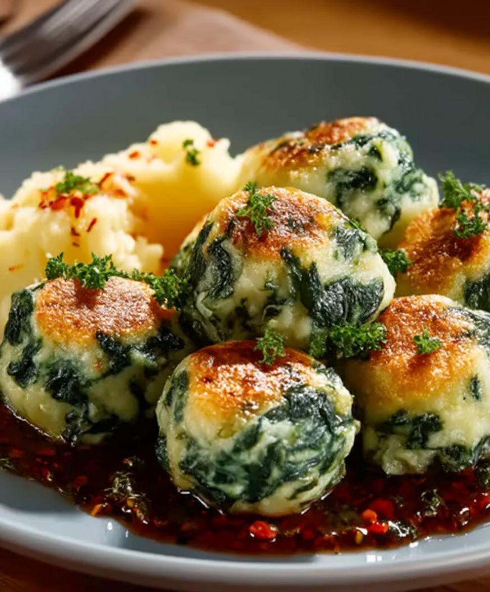 Gnudi épinards ricotta