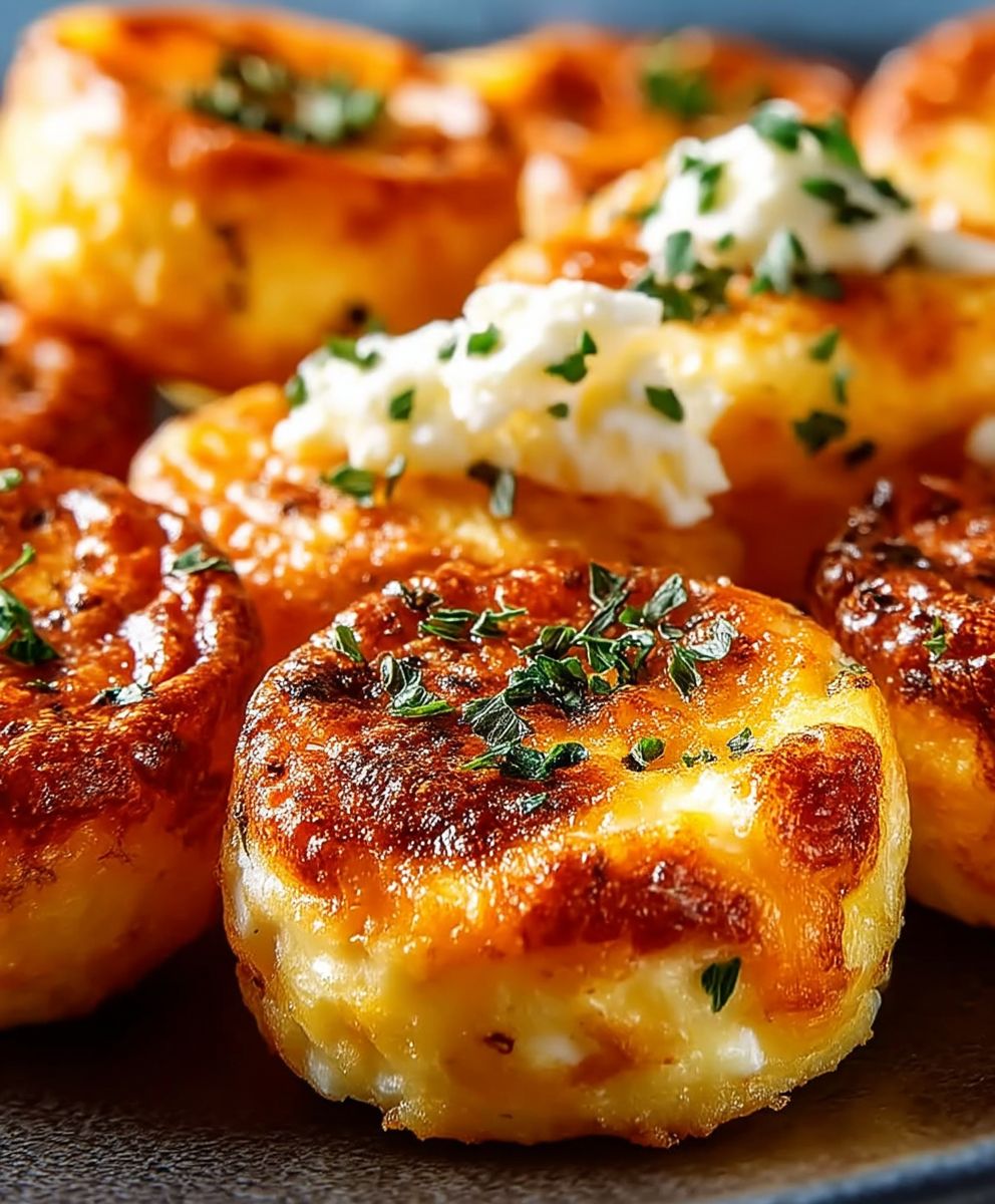 Bouchées oeuf fromage blanc