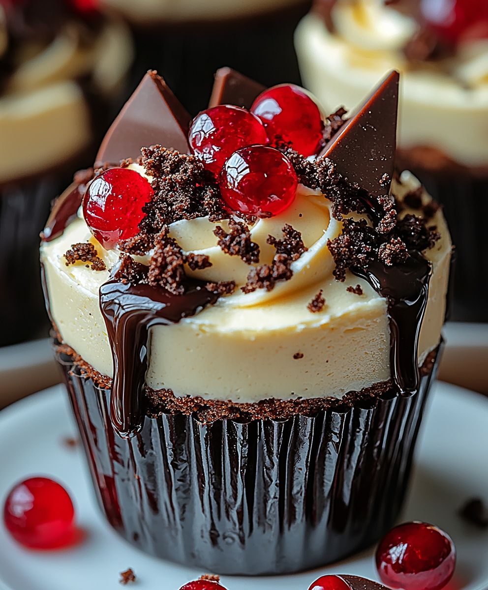 Gâteau Forêt Noire mini tasse