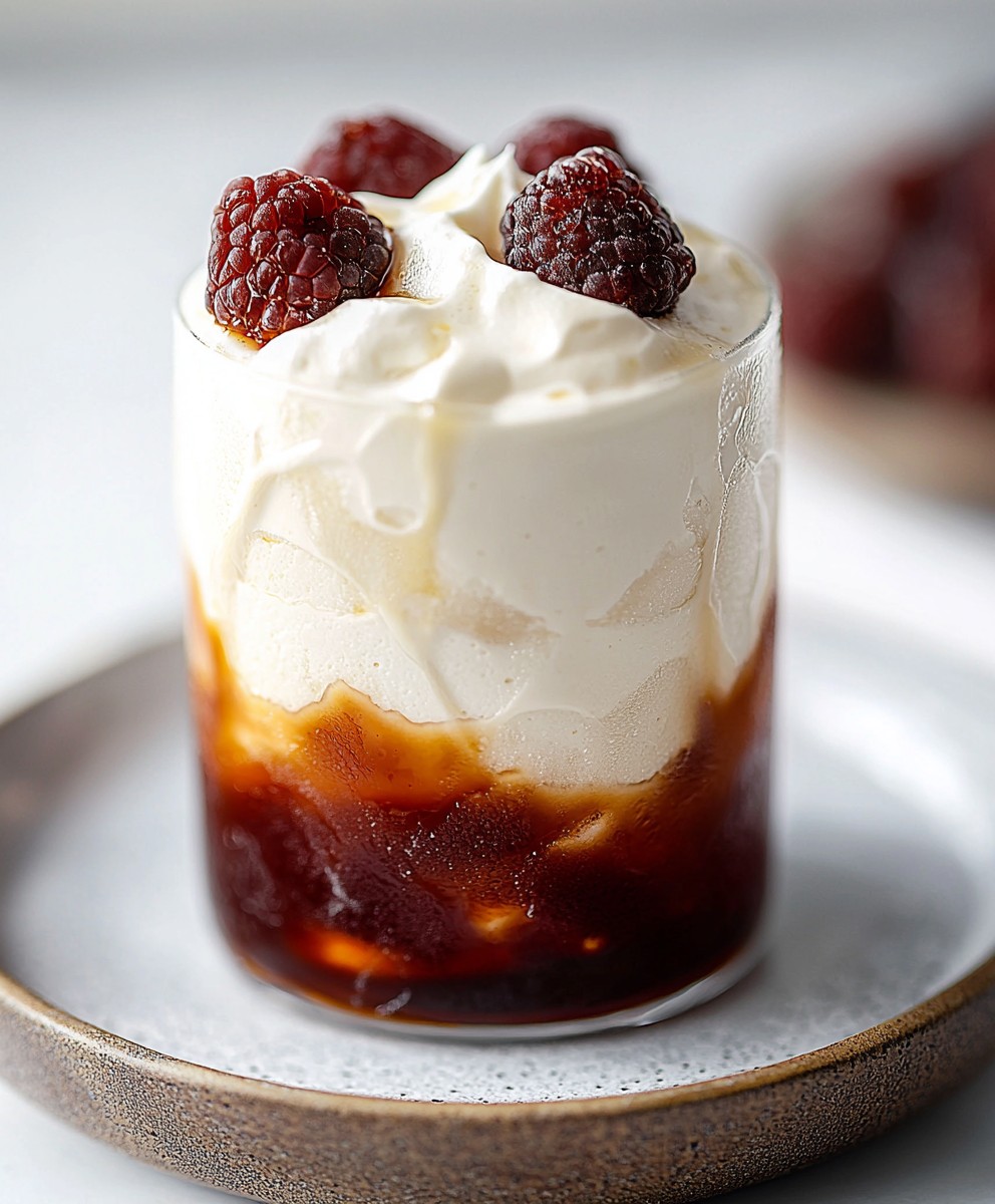 Mousse froide crème vanille