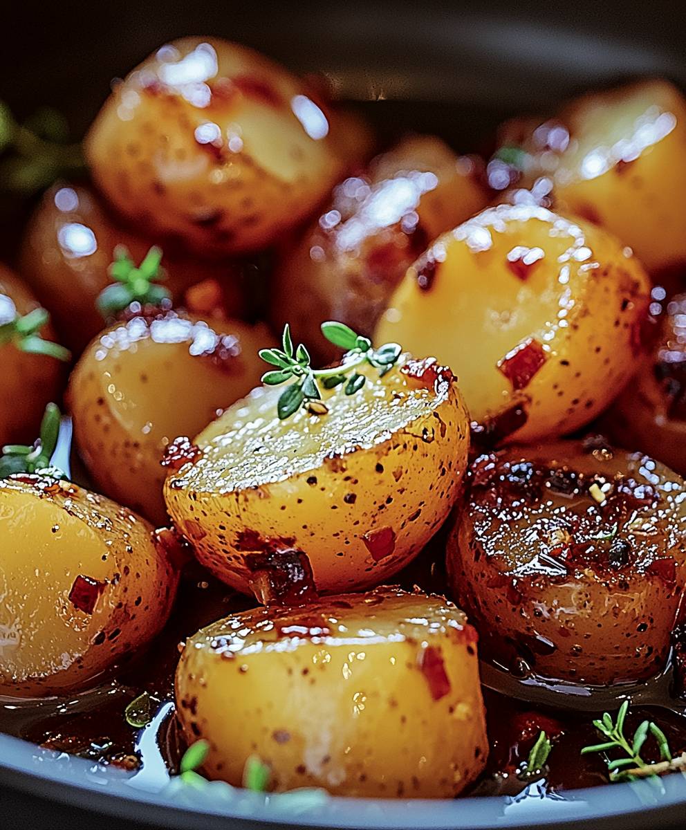 Pommes de terre sucrées brunes