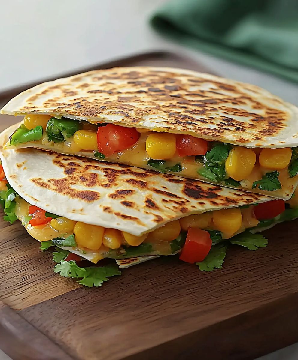Quesadilla petit déjeuner facile