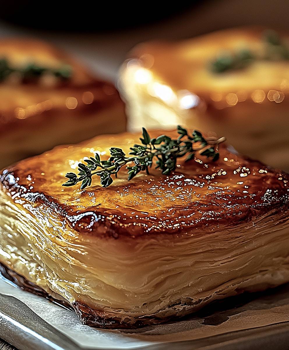 Galettes feuilletées au boeuf