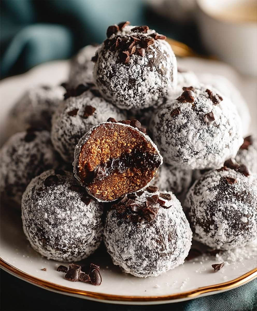 Truffes au chocolat chiots