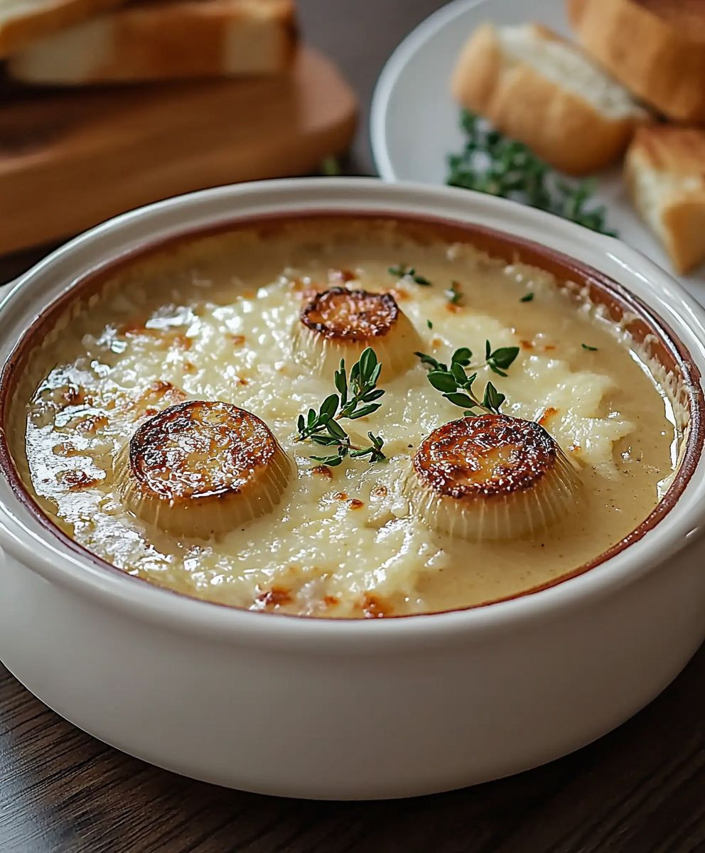 Soupe à l'oignon française