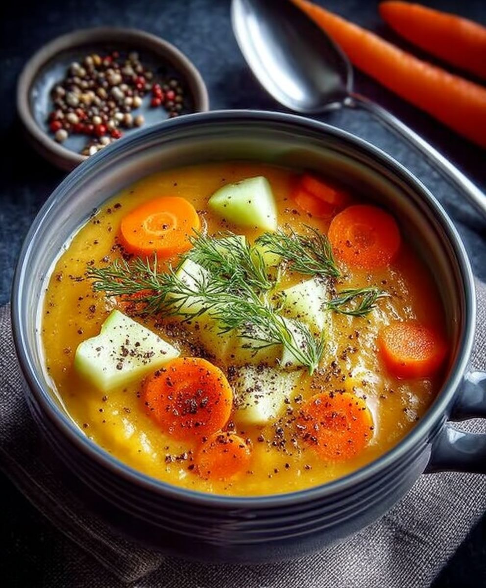 Soupe pommes carottes fenouil saine