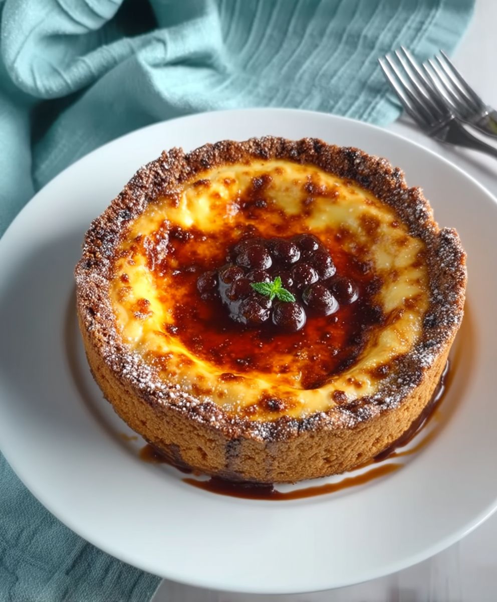 Gateau flan cookie