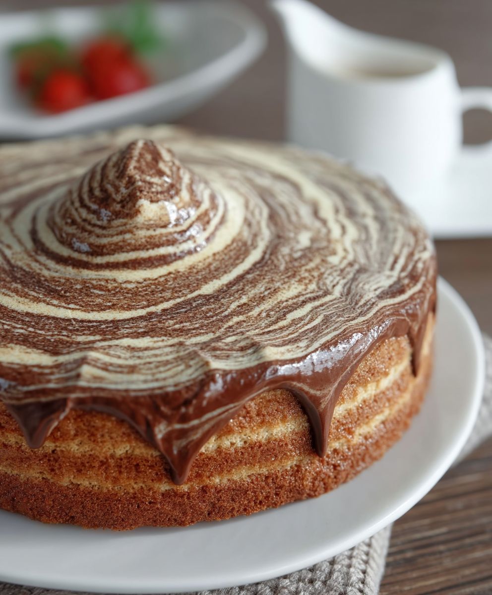 Gateau zebre chocolat