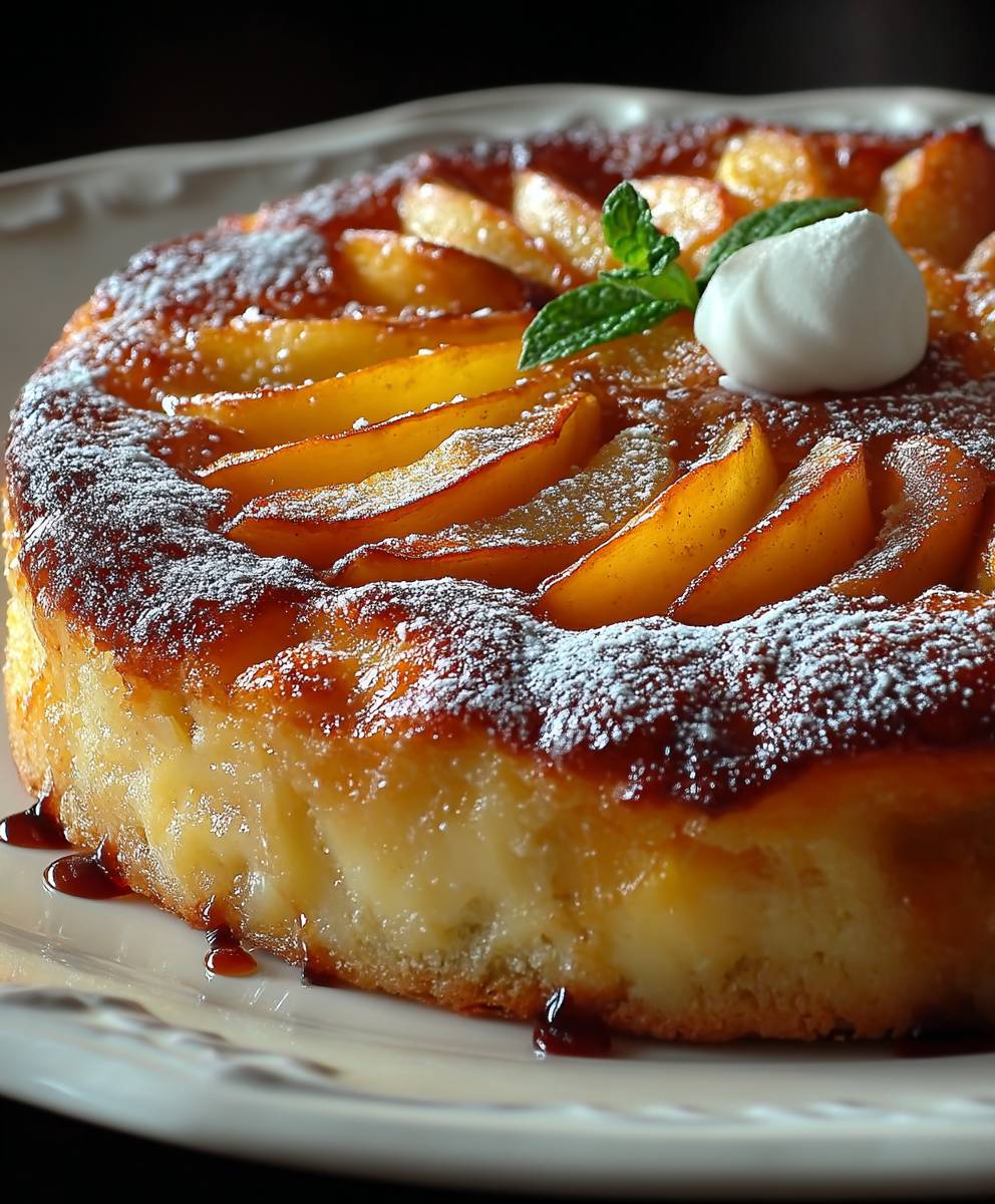 Gateau aux pommes a la poele