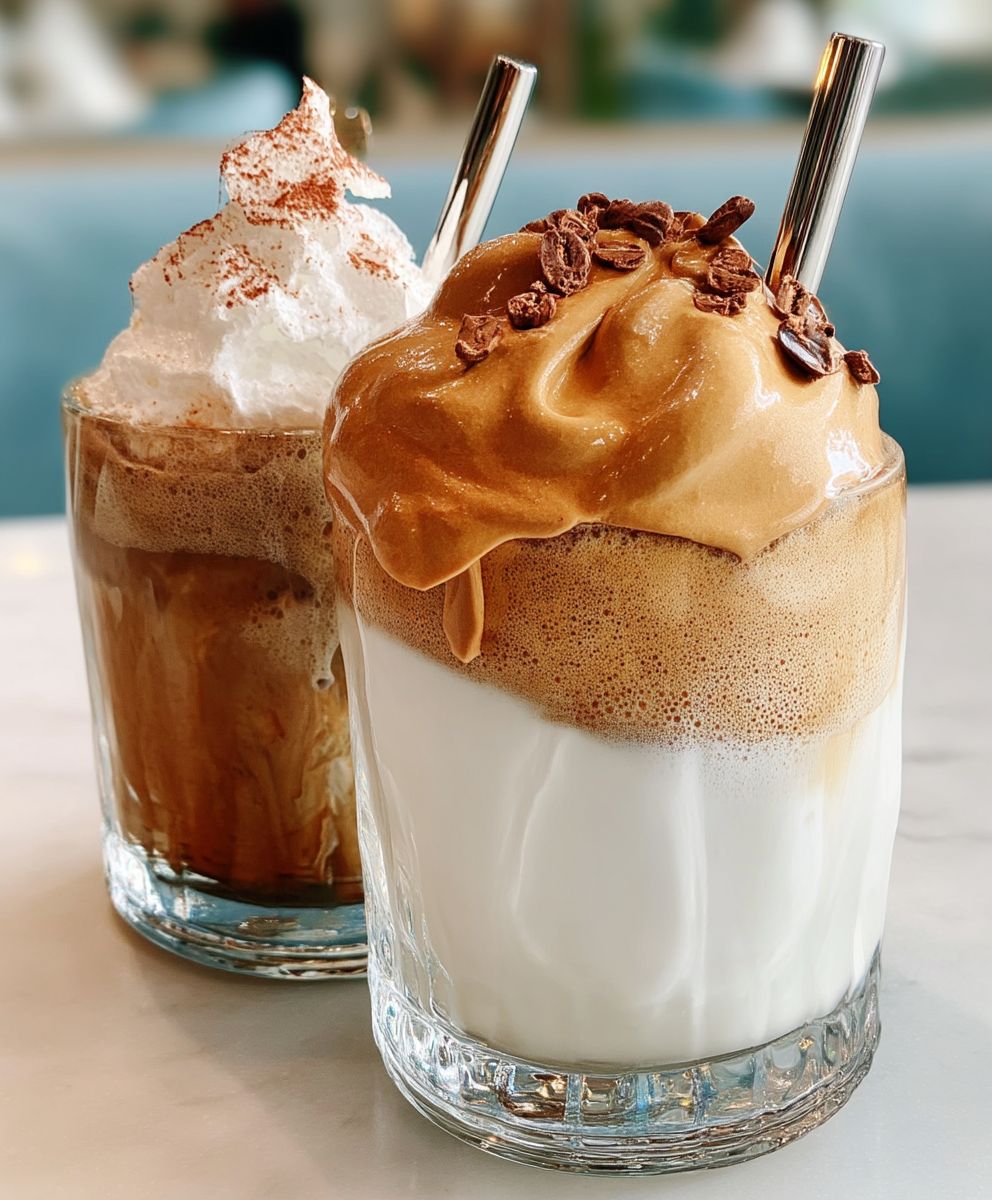Café glacé Dalgona