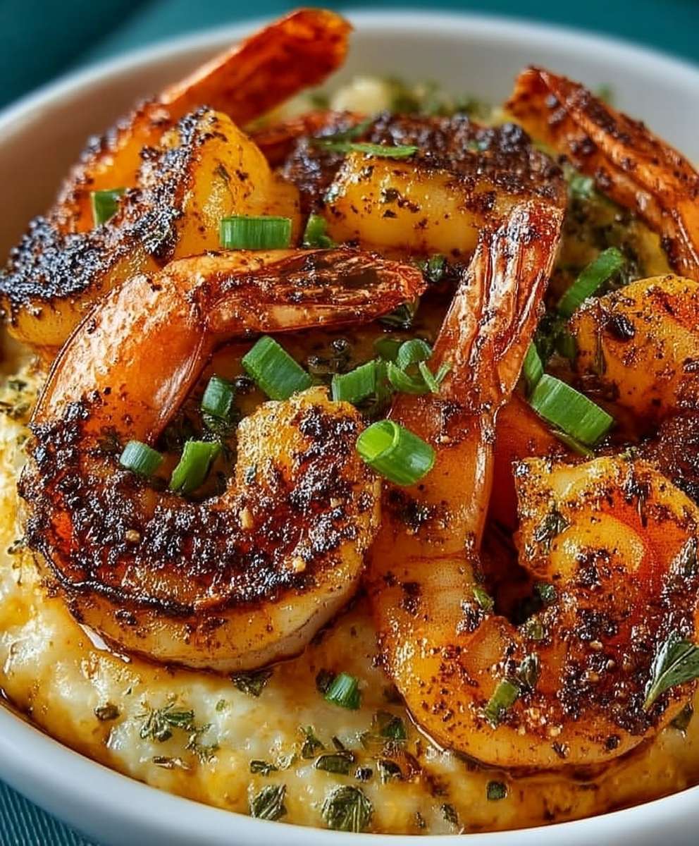 Crevettes grillées ail et herbes