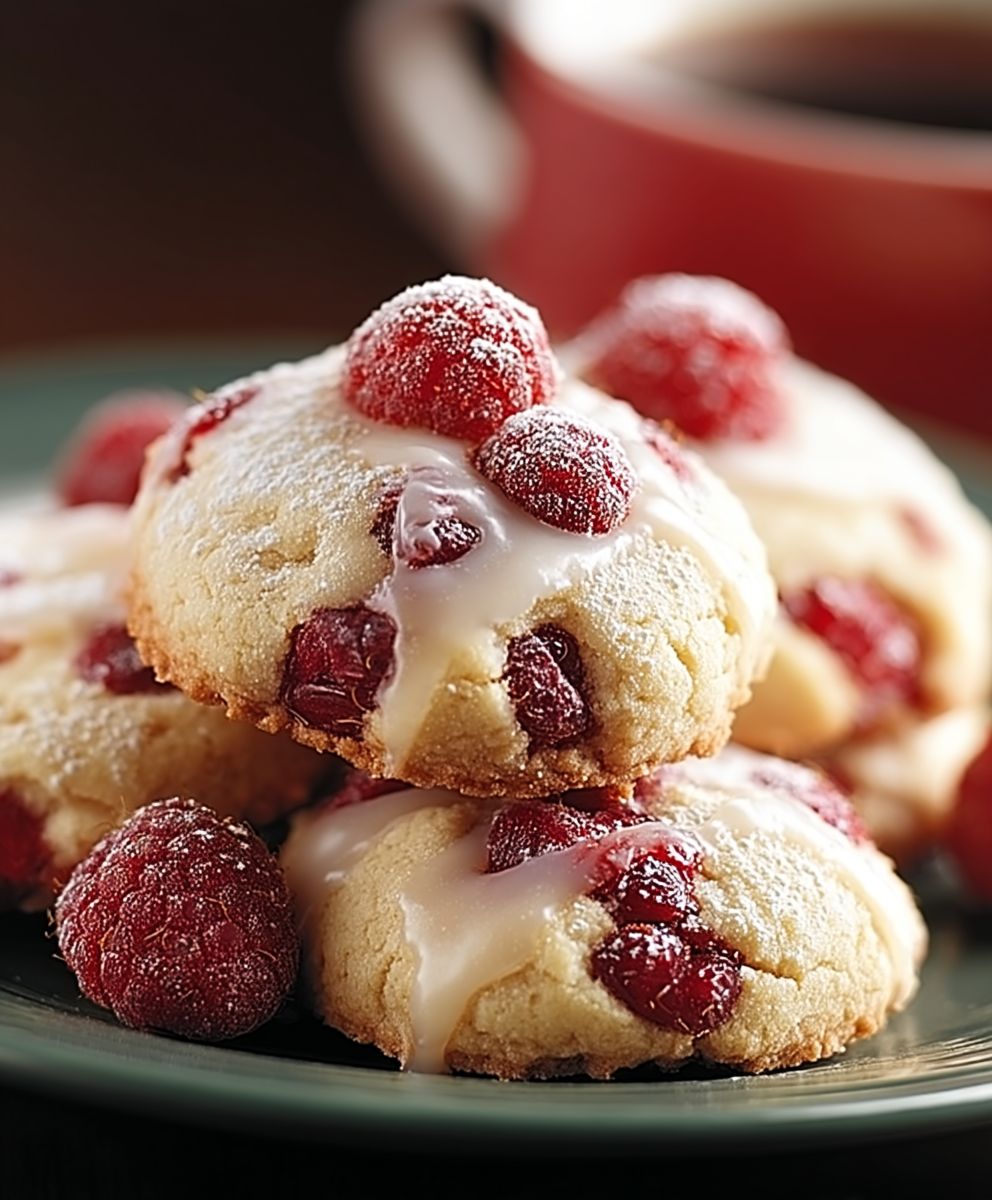Biscuits framboise citron