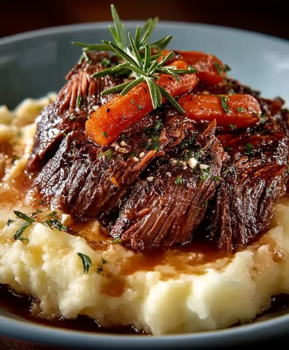 Rôti de boeuf purée pommes terre