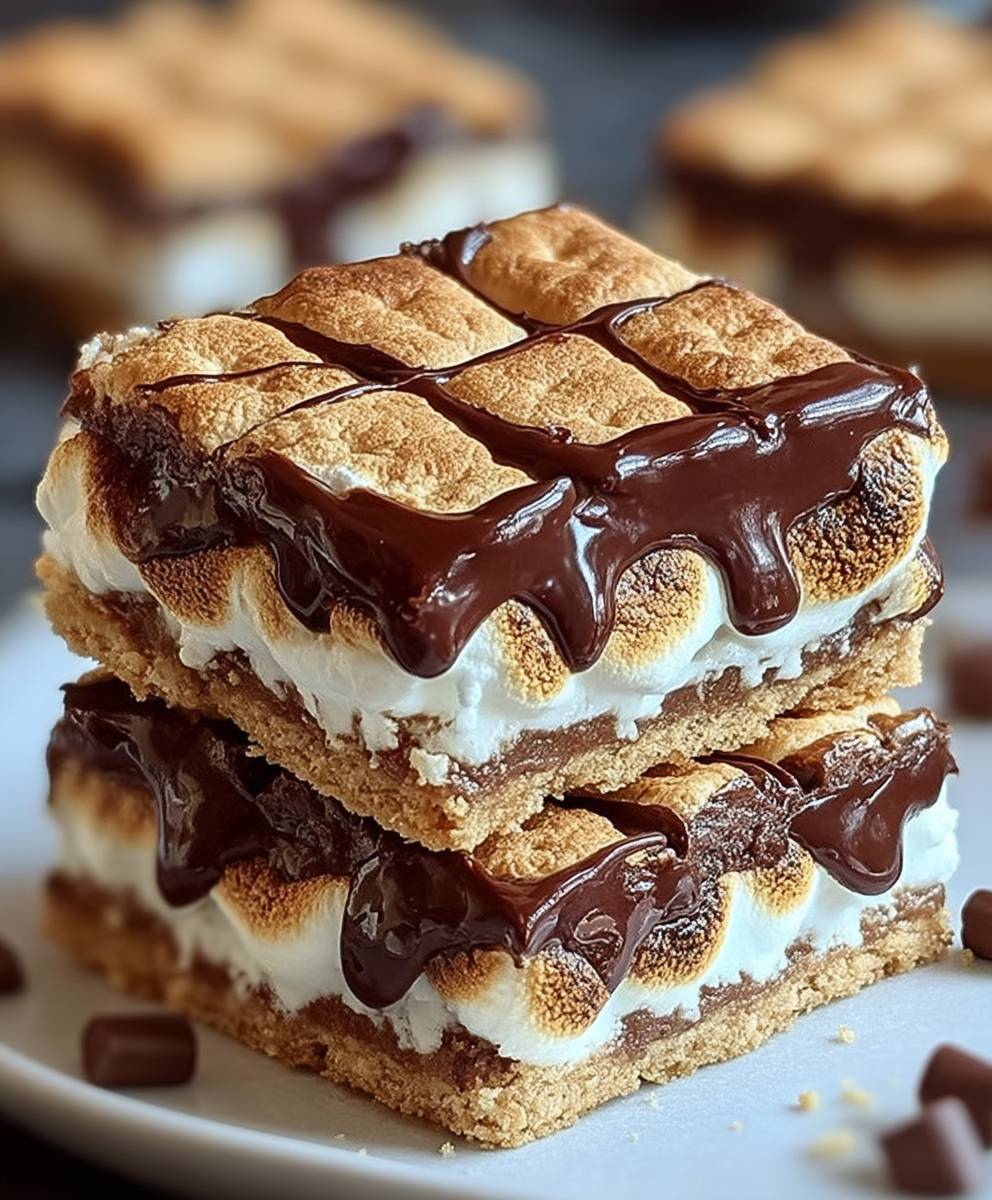 Barres Smores Chocolat Fondant