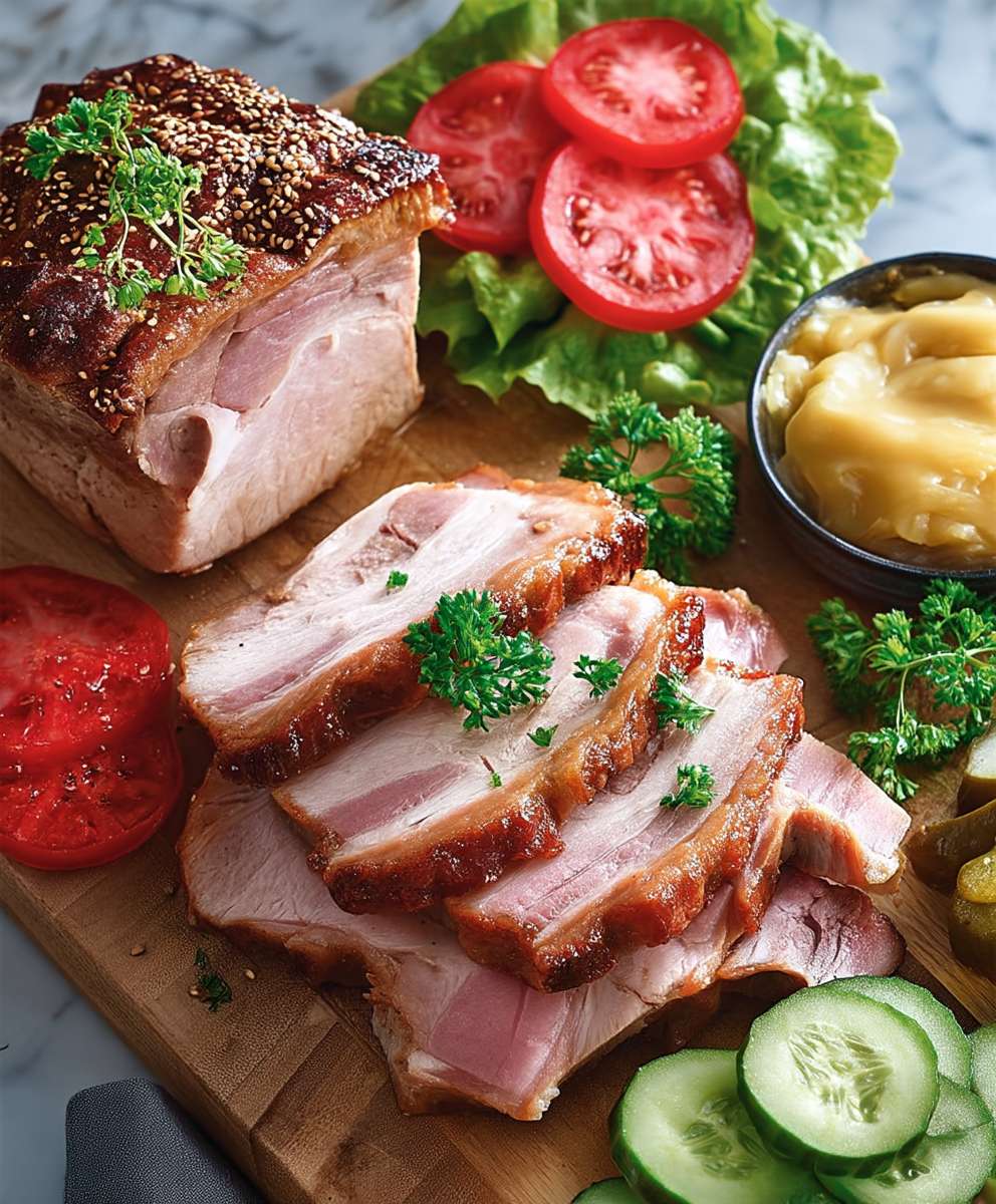 Roti de porc sous vide érable