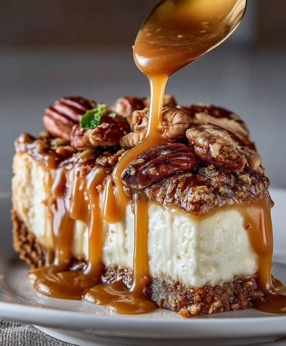 Cheesecake noix de pécan caramel