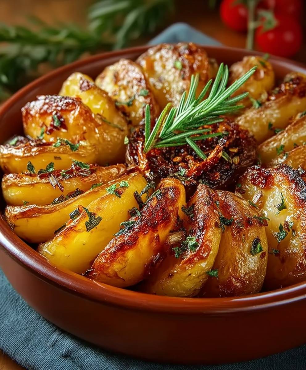 Pommes de terre rôties au four