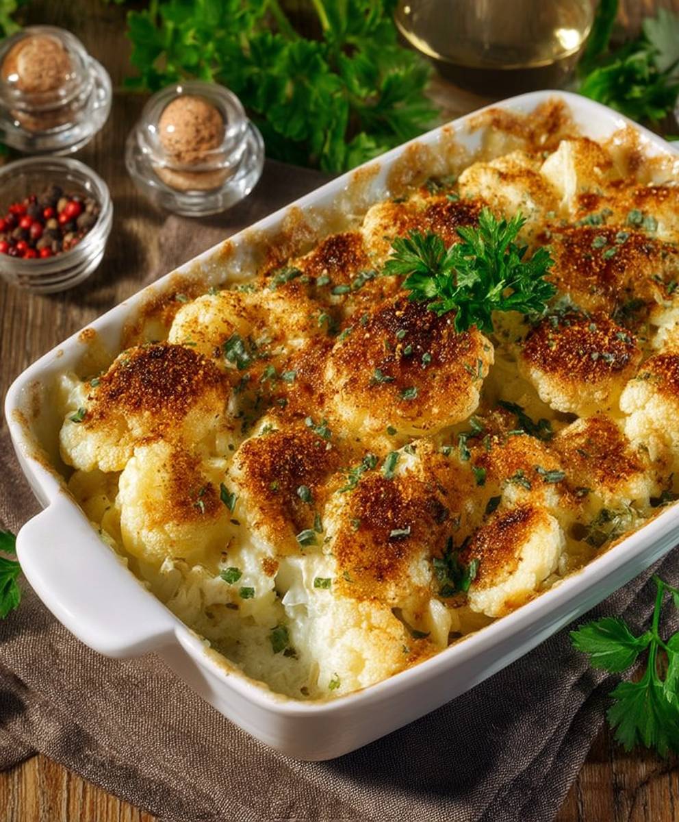 Chou fleur gratiné
