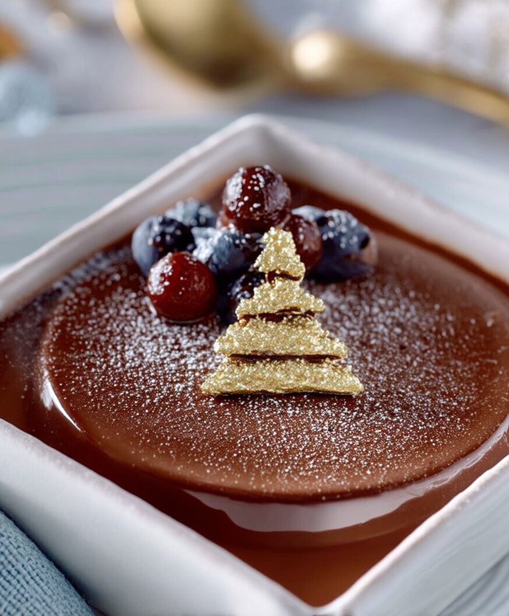 Panna cotta au chocolat