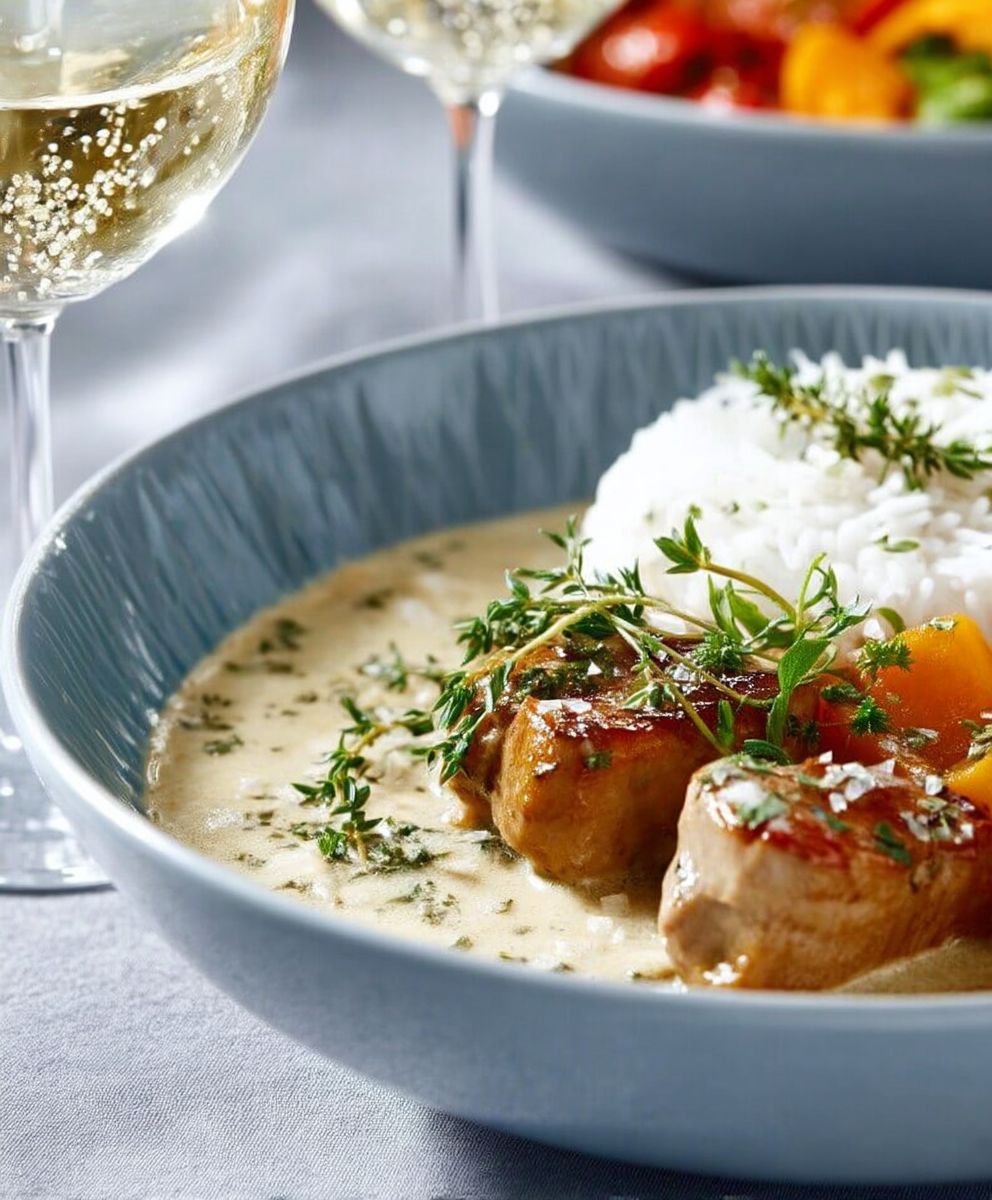 Blanquette de veau aux herbes