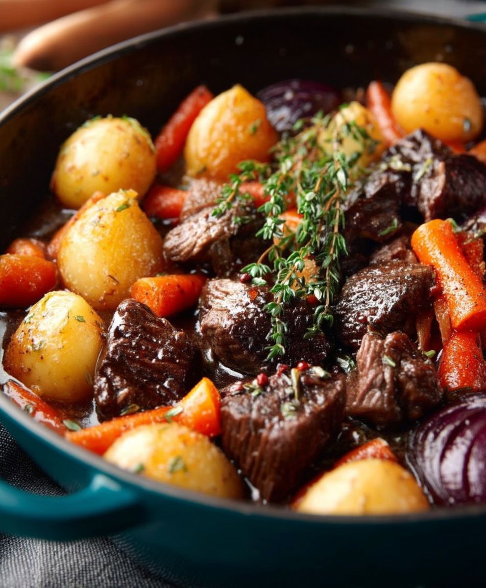 Boeuf bourguignon facile