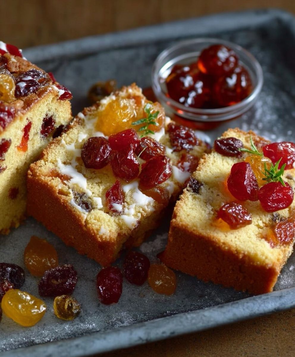 Cake aux fruits confits