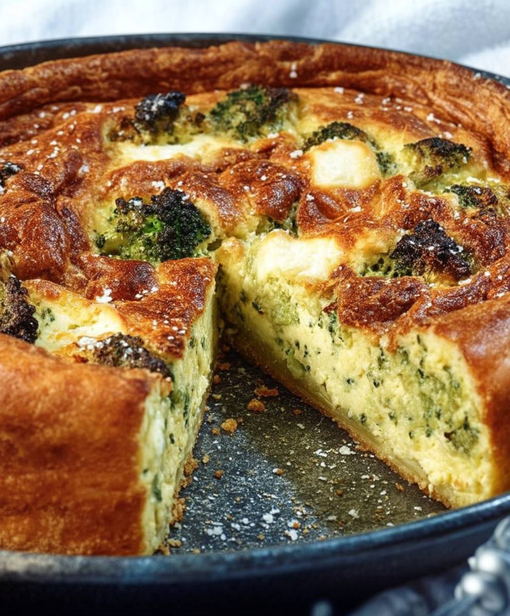 Quiche au brocoli facile
