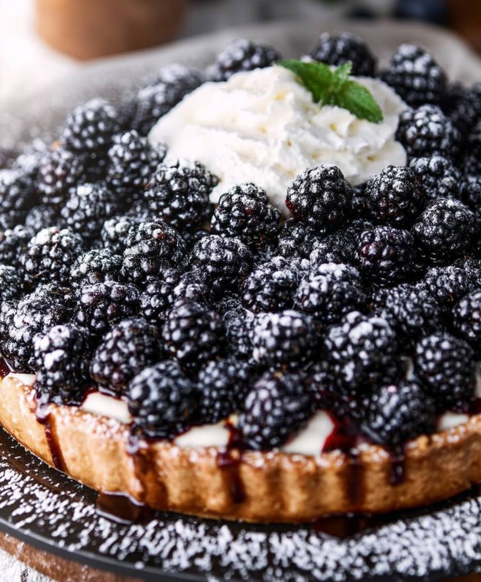 Tarte aux mûres facile