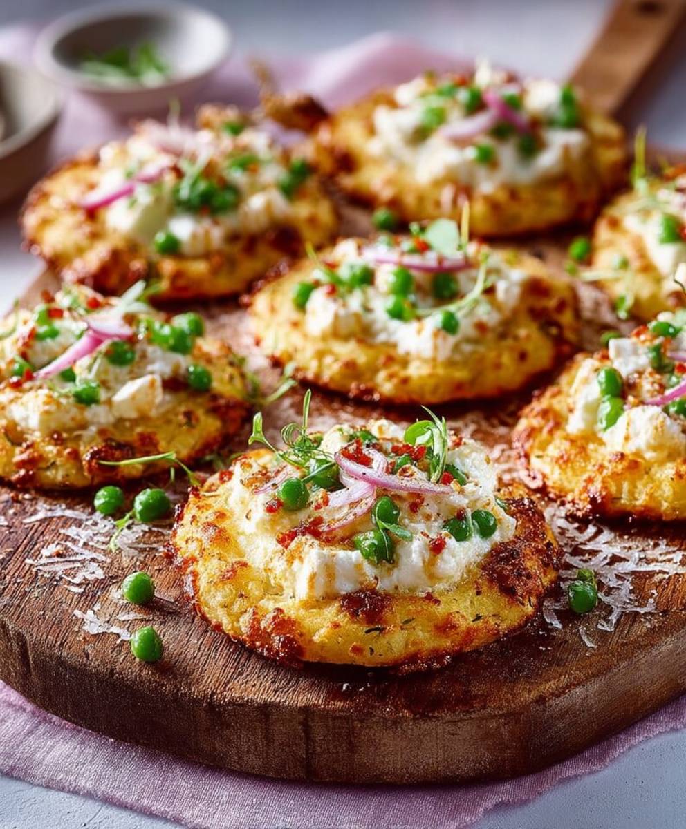 Pizzettes au chèvre