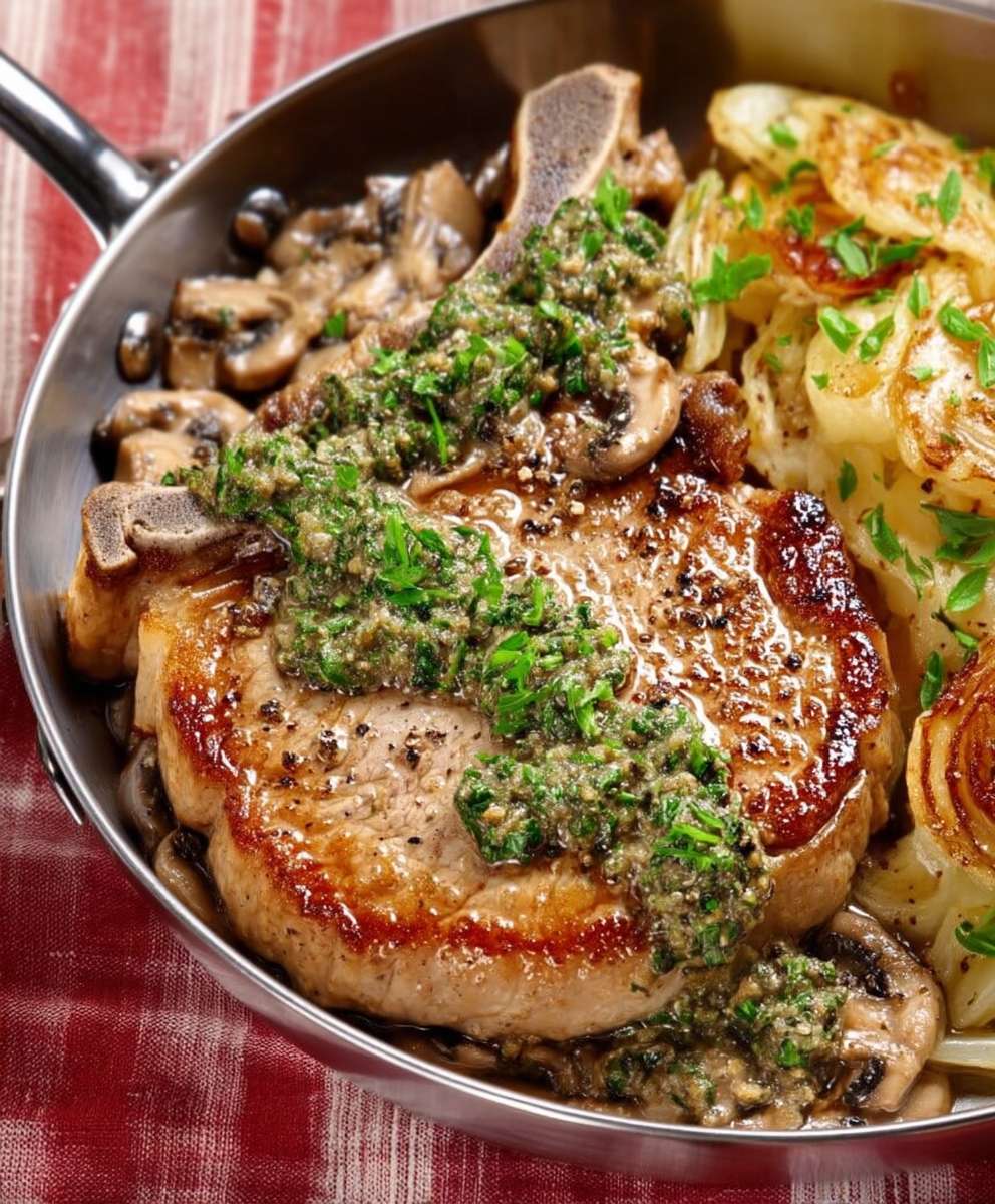 Côte de veau normande