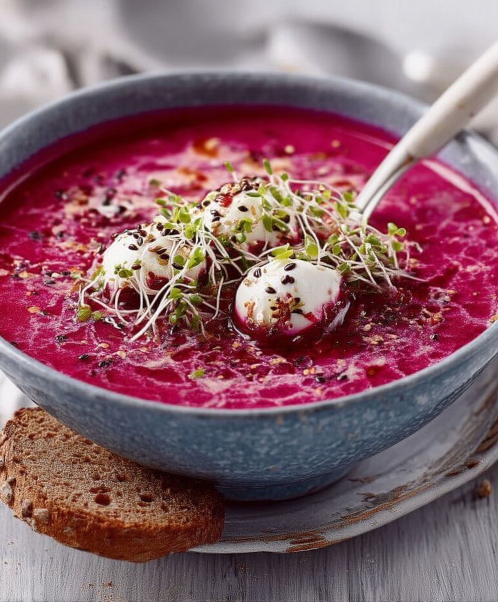 Soupe froide betteraves