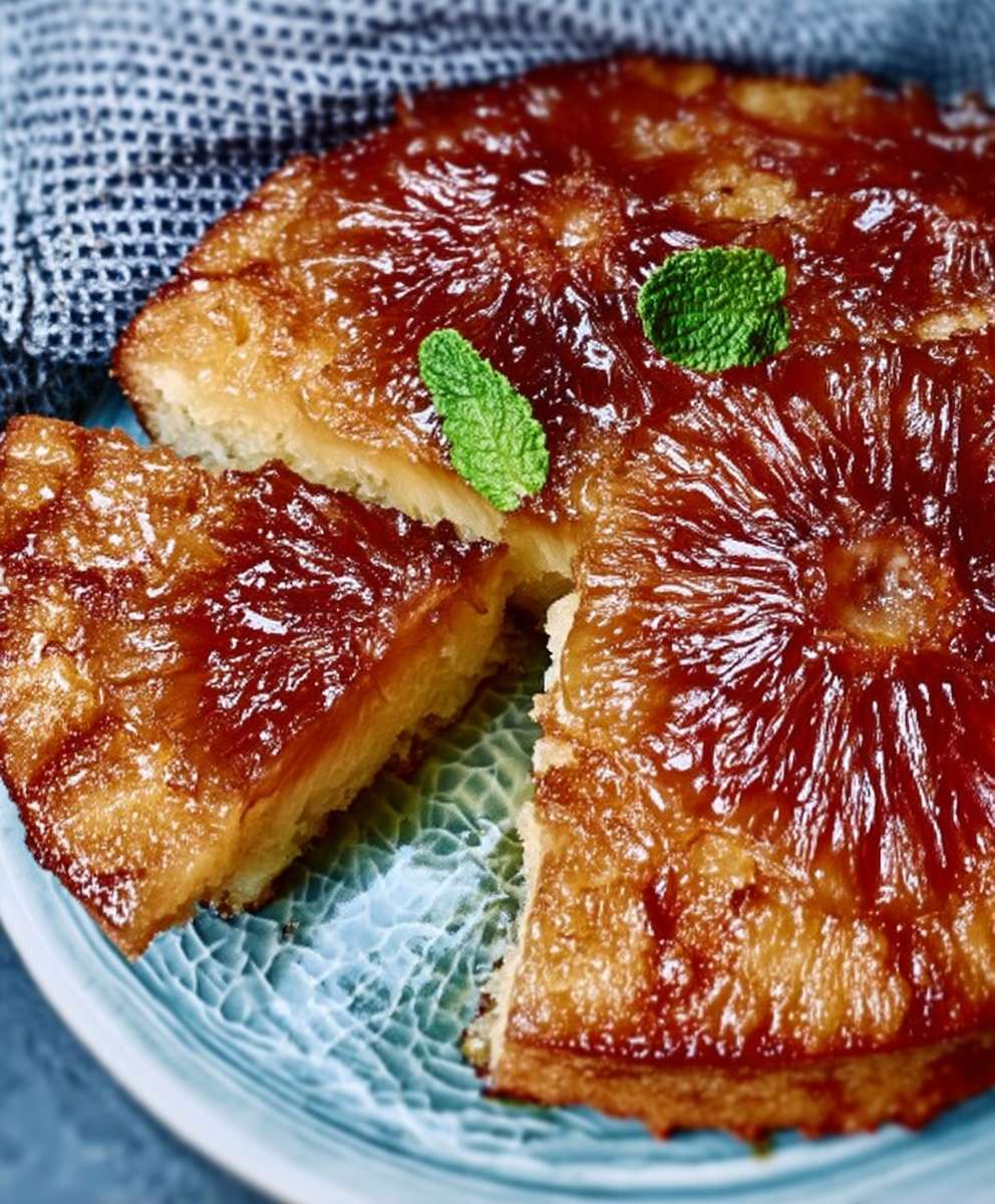 Gateau renversant ananas