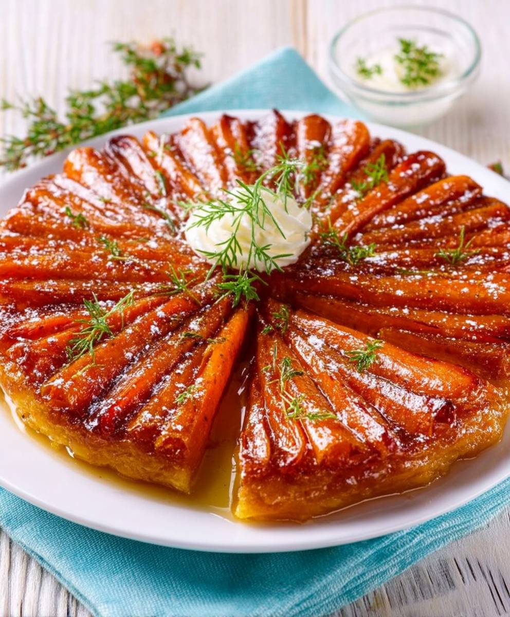 Tatin aux carottes