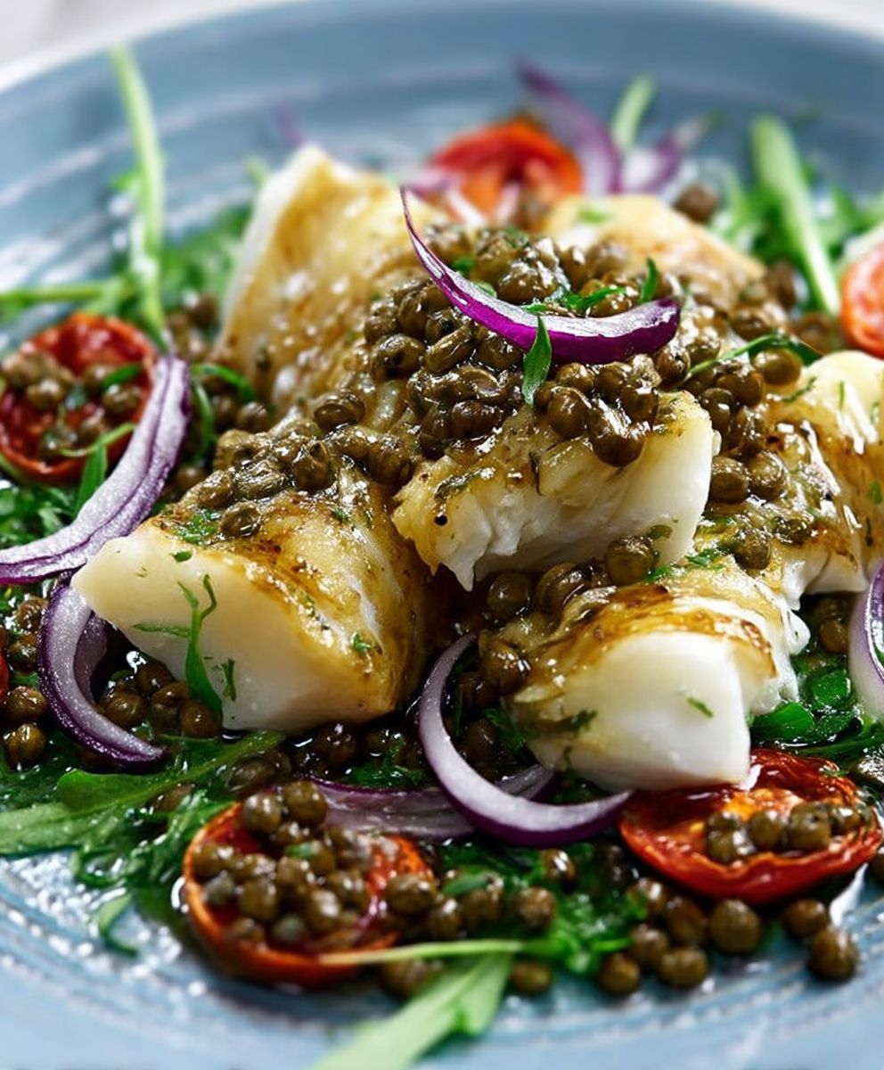 Salade tiède haddock