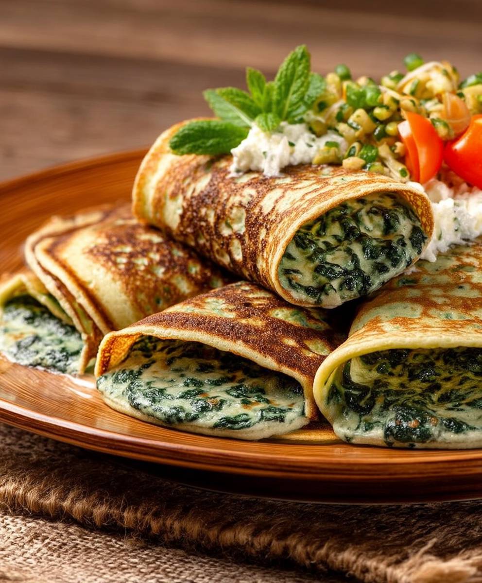 Fondue épinards galette