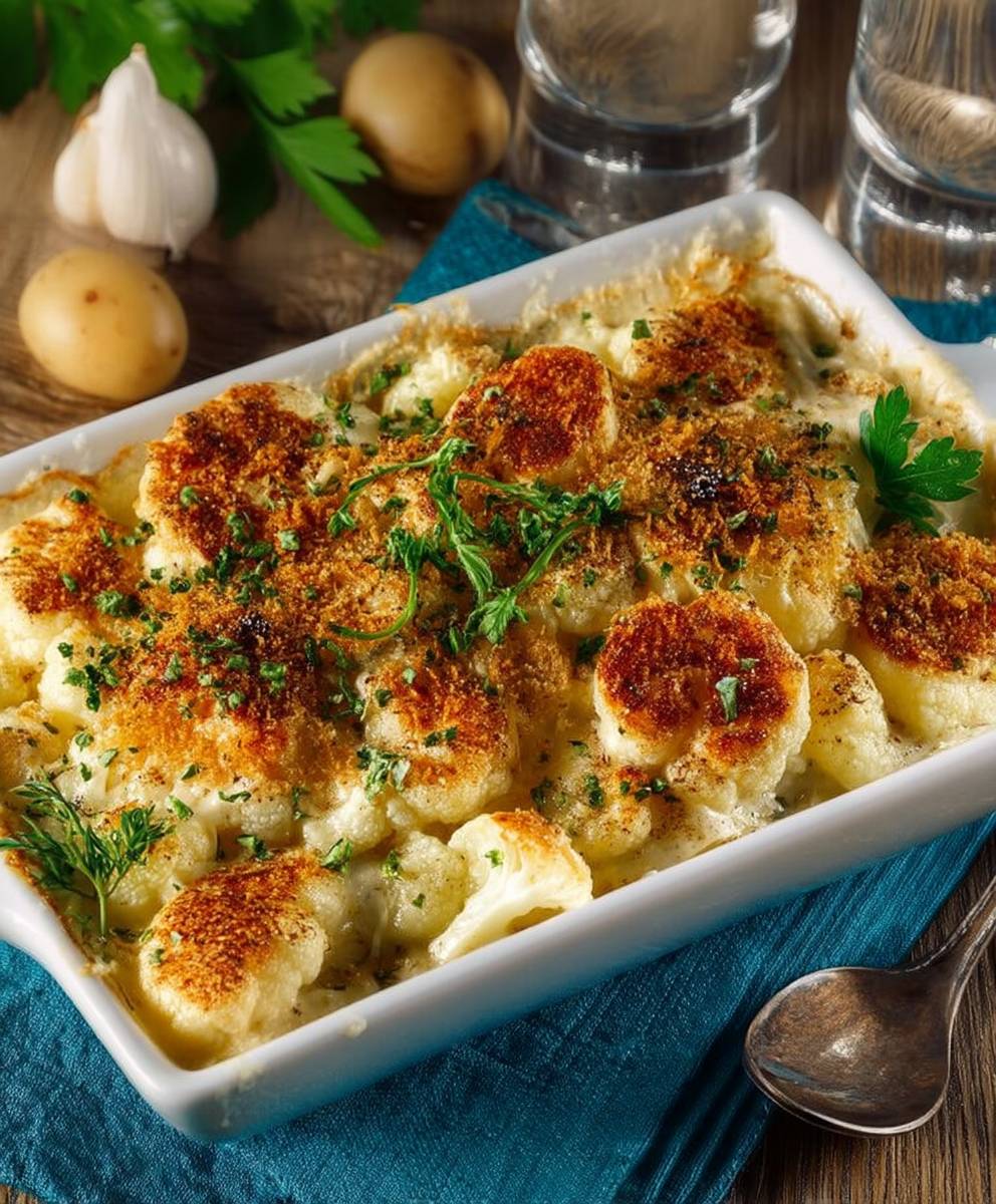 Chou fleur gratiné