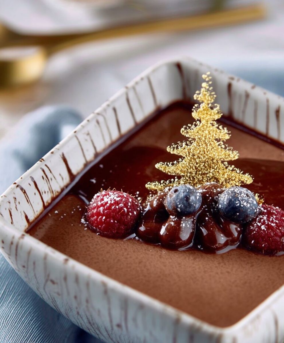 Panna cotta au chocolat