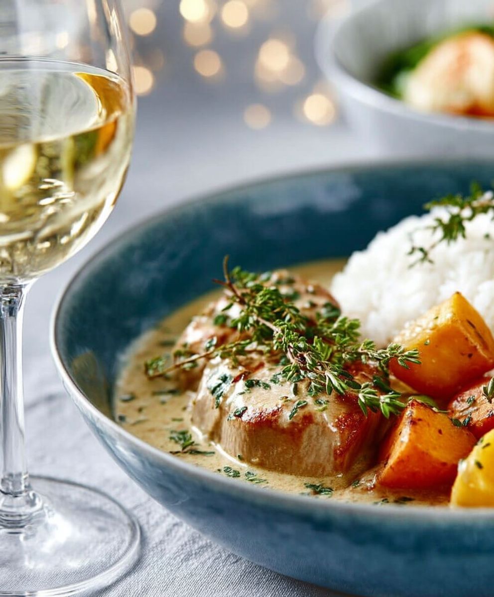 Blanquette de veau aux herbes
