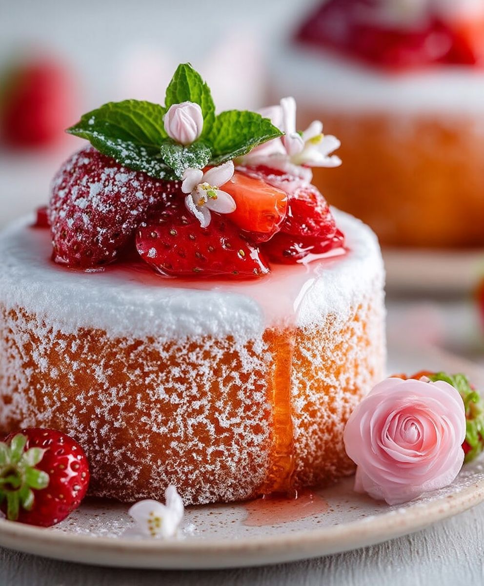 Fleur doranger dessert