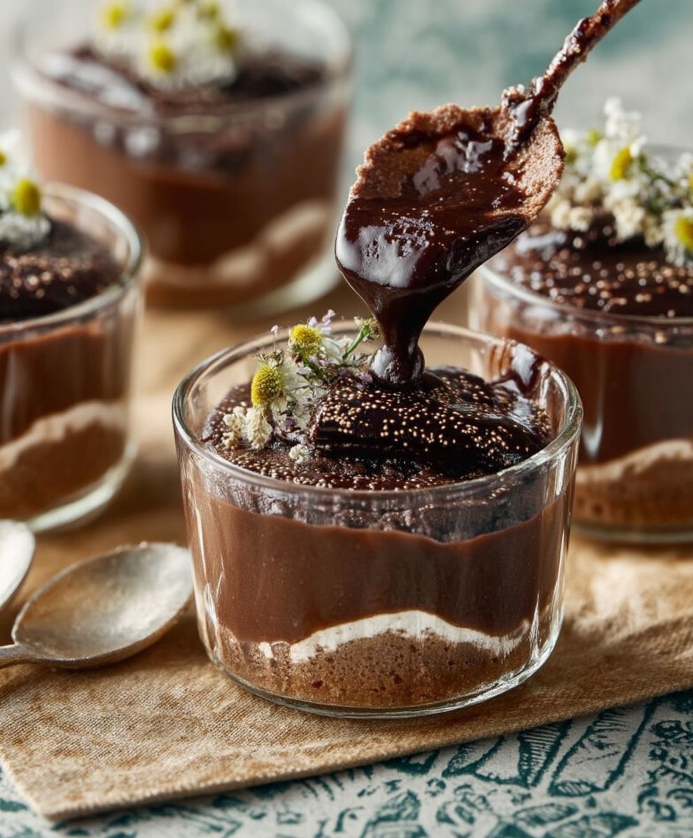 Crèmes au chocolat maison