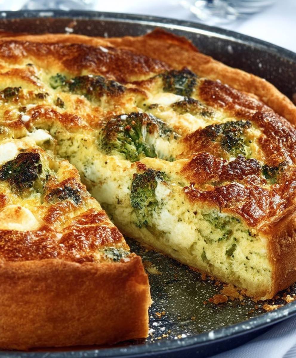 Quiche au brocoli facile