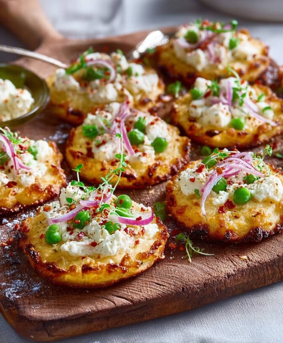 Pizzettes au chèvre
