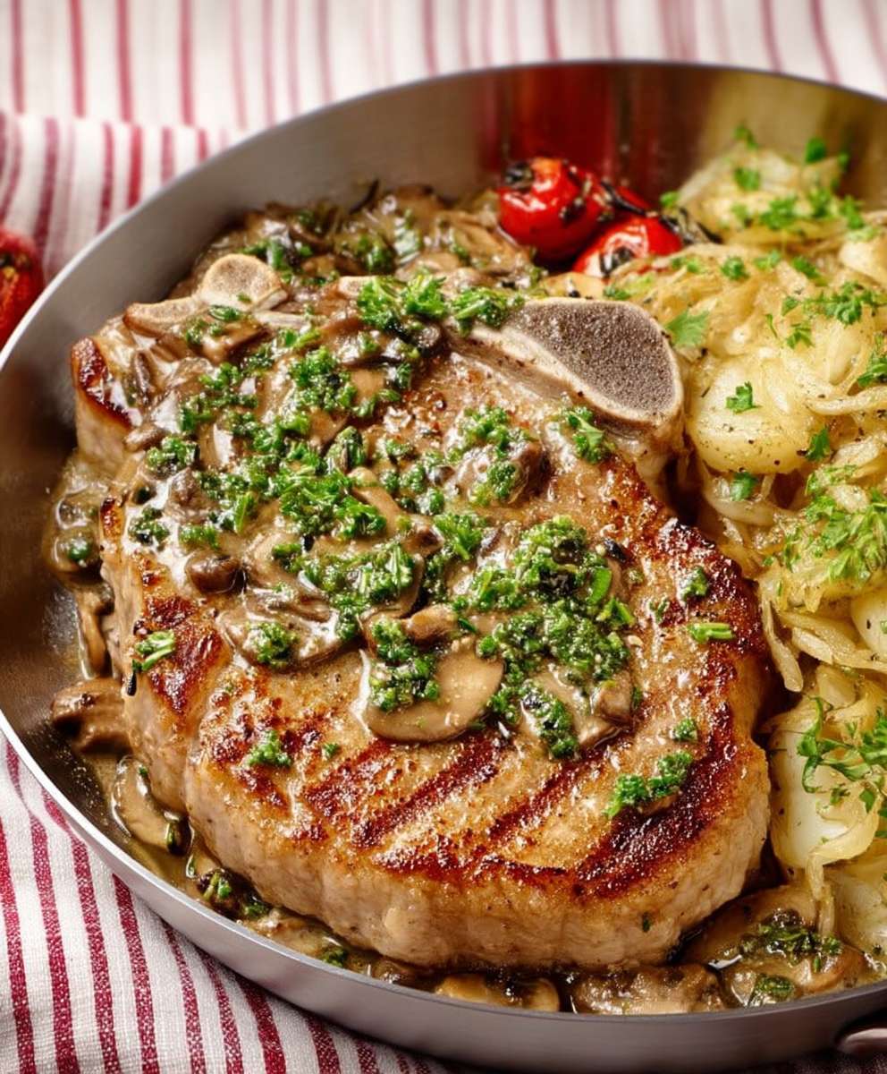 Côte de veau normande