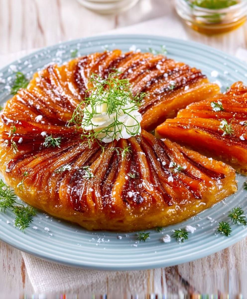 Tatin aux carottes