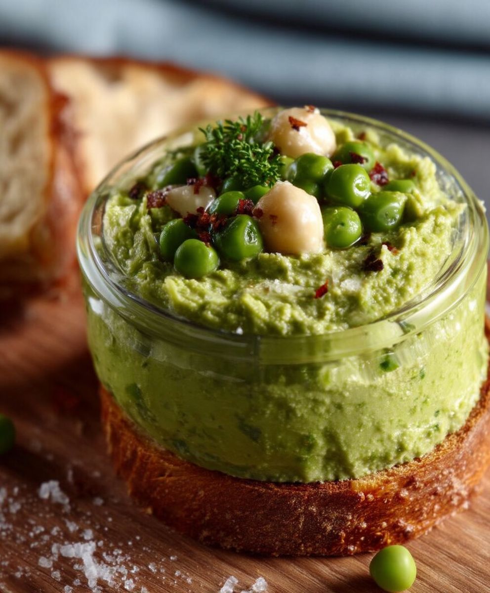Tartinade petits pois facile