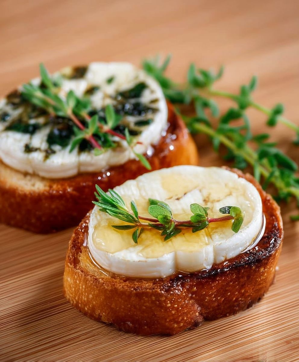 Tartine chèvre miel