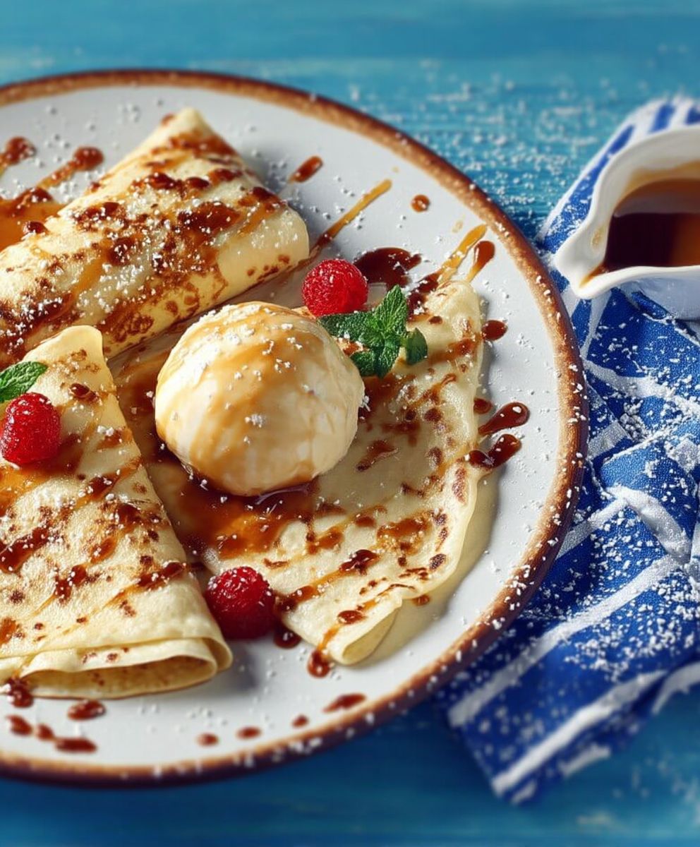 Crêpes au caramel