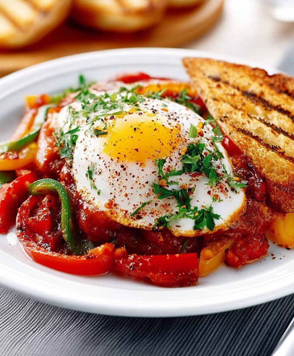 Oeufs à la basquaise