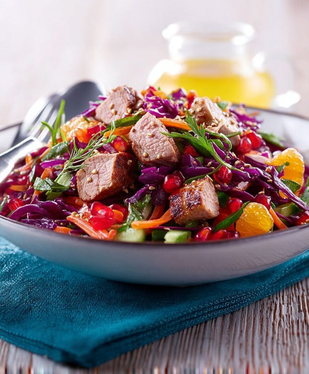 Salade d'agneau vitaminée